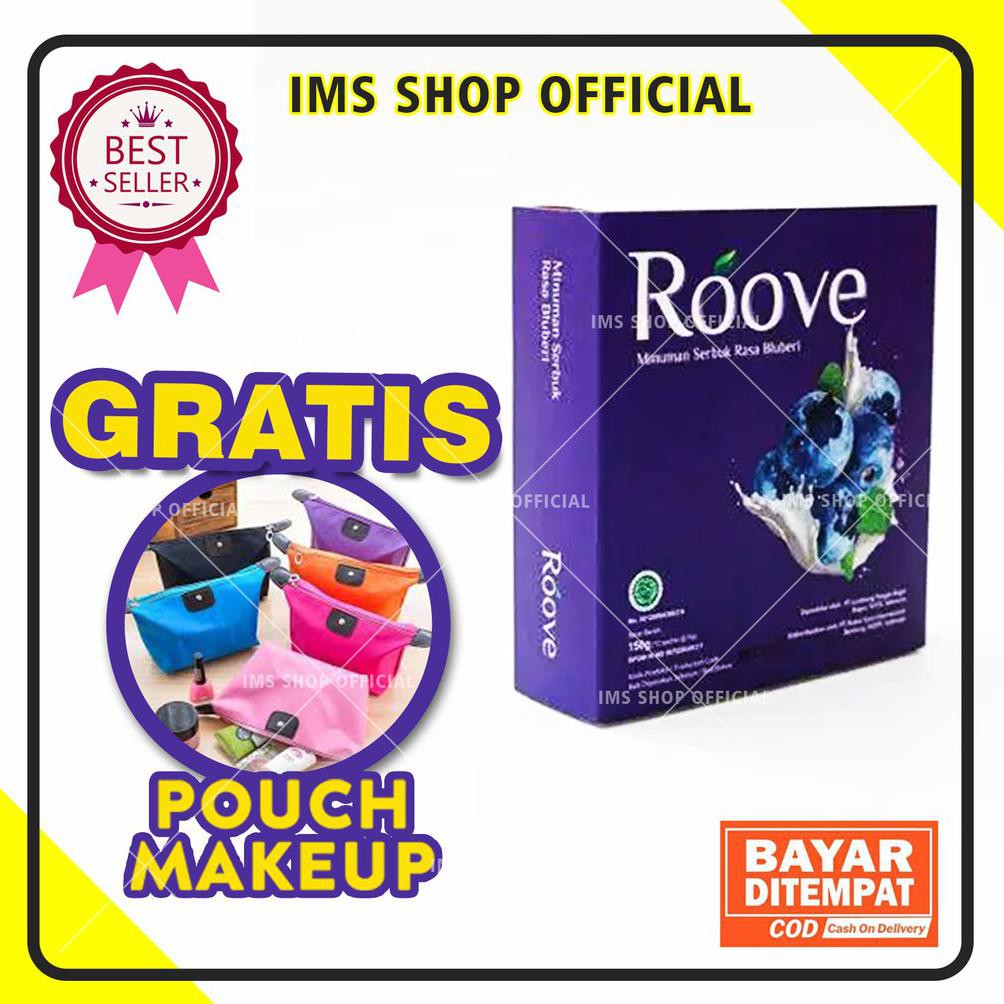 Roove Minuman Colagen Collagen Kolagen Blueberry Original Rovee Beauty Drink Suplemen Kecantikan
