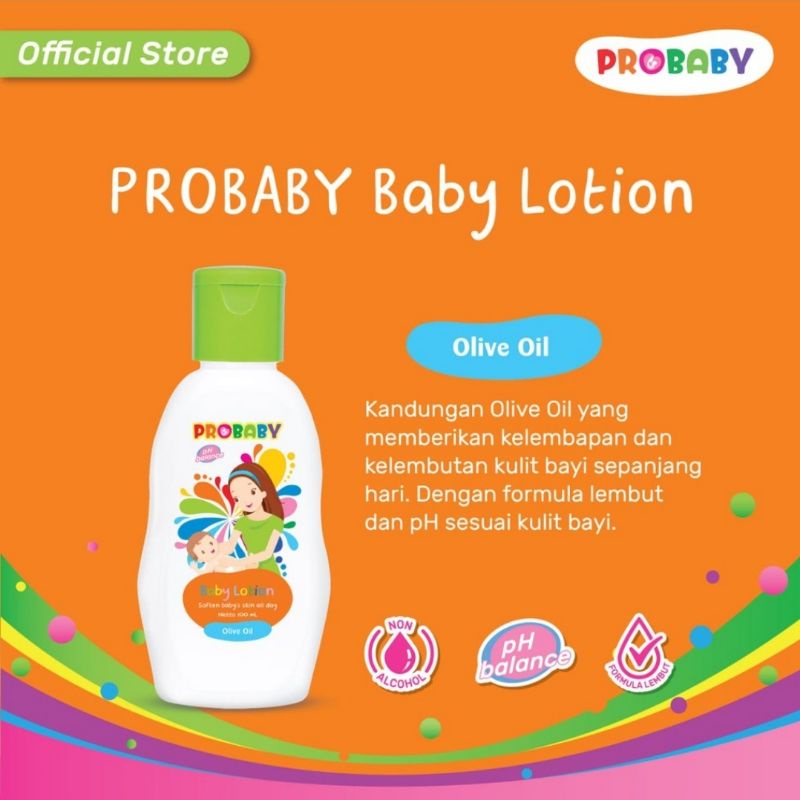 Probaby Baby Lotion Olive Oil 200ml || Exp Des 2024