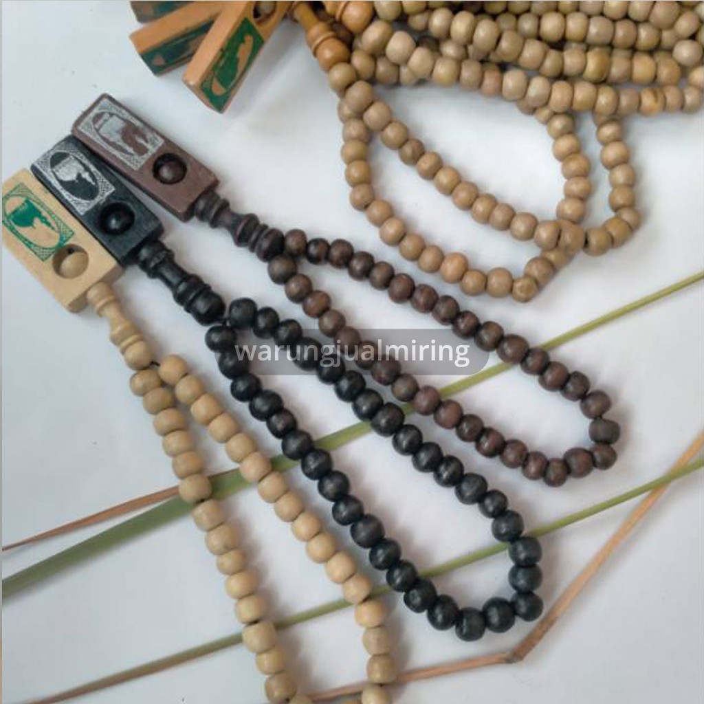 Tasbih Kayu 33 Butir - Sudah Kemas Plastik - Souvenir Hadiah Oleh-Oleh Tasbeh Kecil Dalam Kemasan Gift Sholat Solat Mesjid Masjid Murah Solat Ibadah Sarung Peci Baju Koko Kokoh Pria Wanita Perempuan Laki Cowok Cowo Cewek Cewe Anak Dewasa Pesantren Grosir