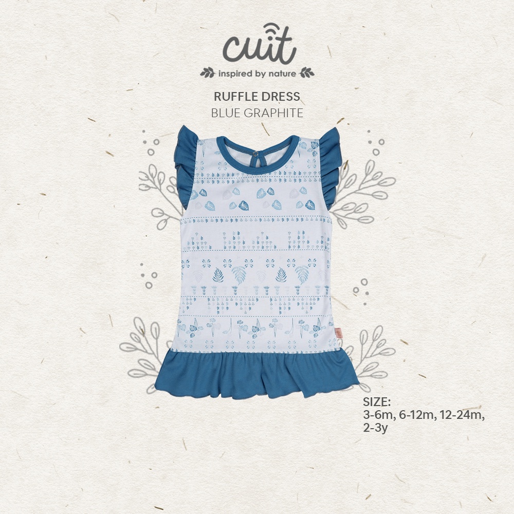 CUIT Ruffle Dress Monie Kojo Series-1