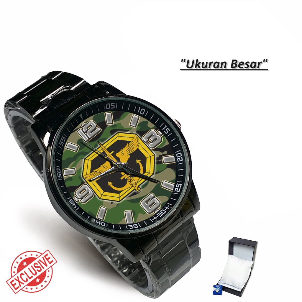 Jam Tangan Rantai Couple TNI KOPASSUS - 2 (Limited Edition)