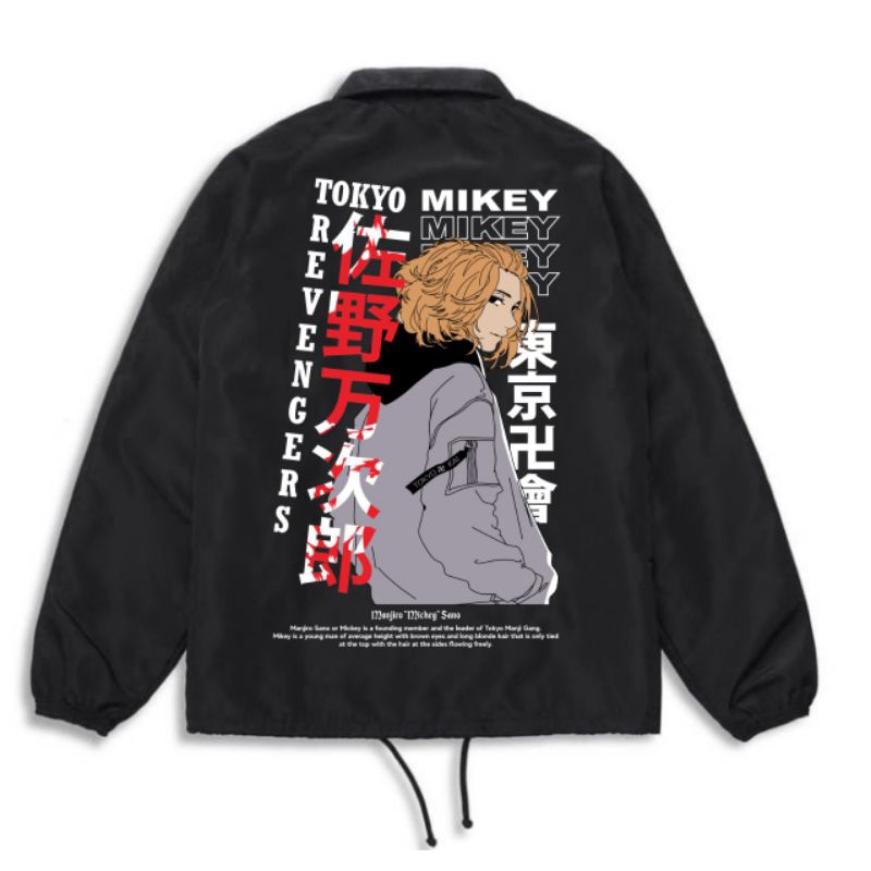 jaket coach anime tokyo revengers terbaru parasut1 ORI premium pria wanita /jaket distro ORI /jaket 