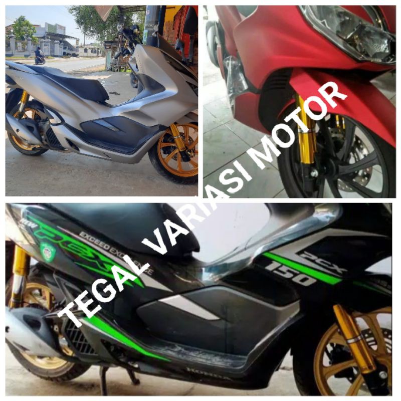 COVER SHOCK PCX DEPAN BELAKANG