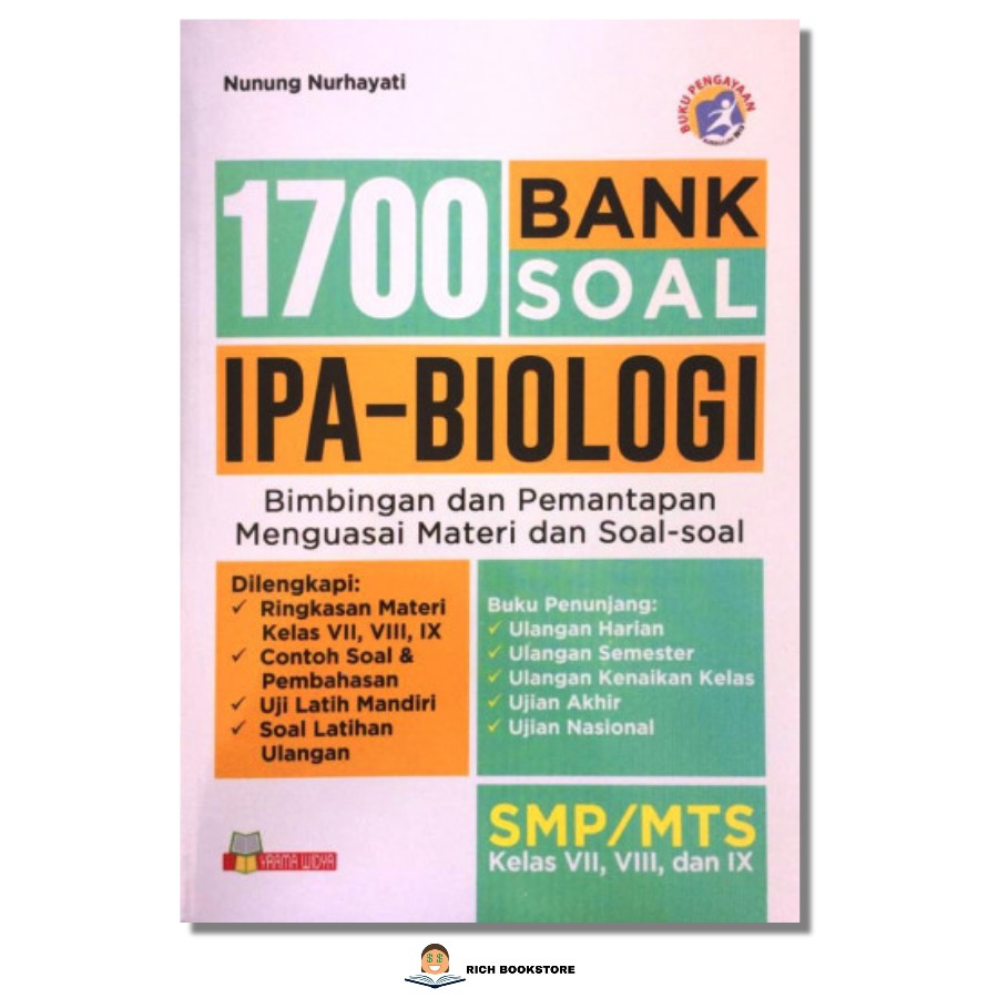 1700 Bank Soal Bintap Ipa Biologi Untuk Smp Mts Kelas Vii Viii Ix K13 Shopee Indonesia