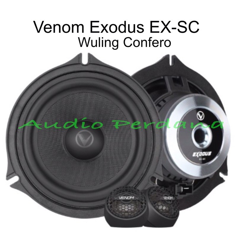 Speaker Venom Exodus EX SC OEM Wuling Confero Split 2 way Plug & Play