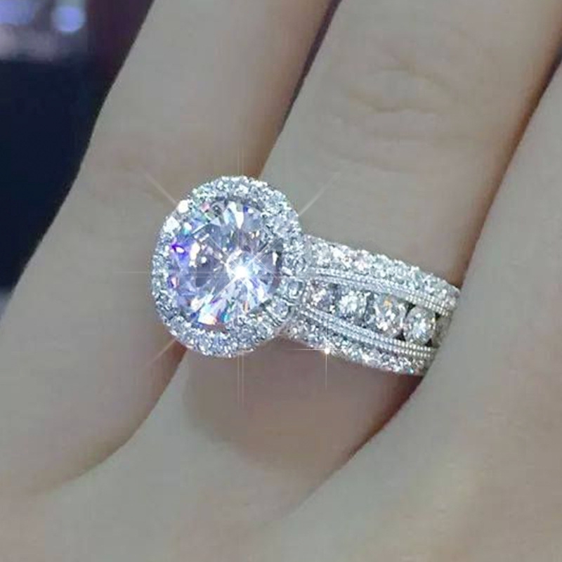 Fashion Korea Cincin Perak Sterling 925 Zirkonia Cincin Wanita Hadiah Terbaik