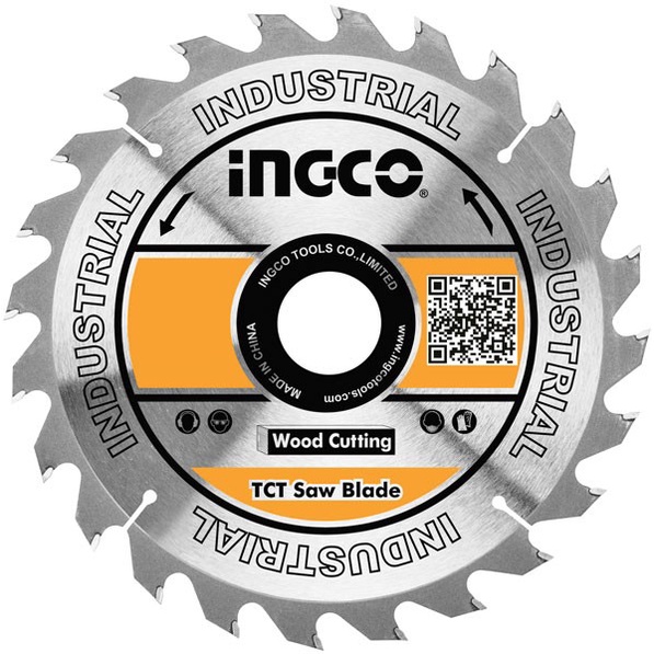 Mata Gergaji Circular Saw Ingco Tct Saw Blade 165Mm 24T Tsb116511