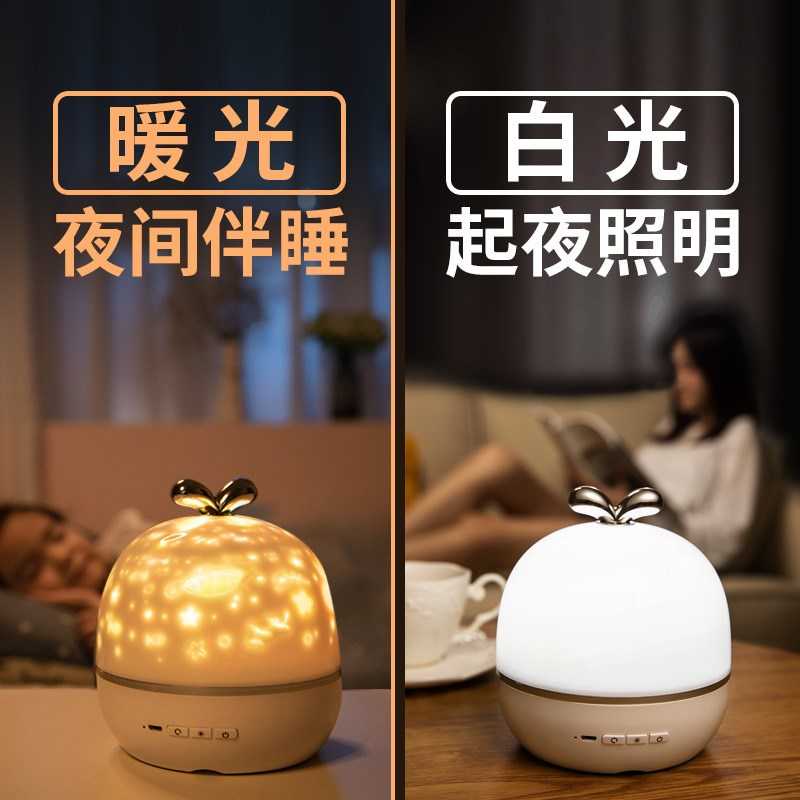 ZPAA Speaker Bluetooth + Lampu Tidur Proyektor + Remote - WH-E02 ( Al-Yusi )