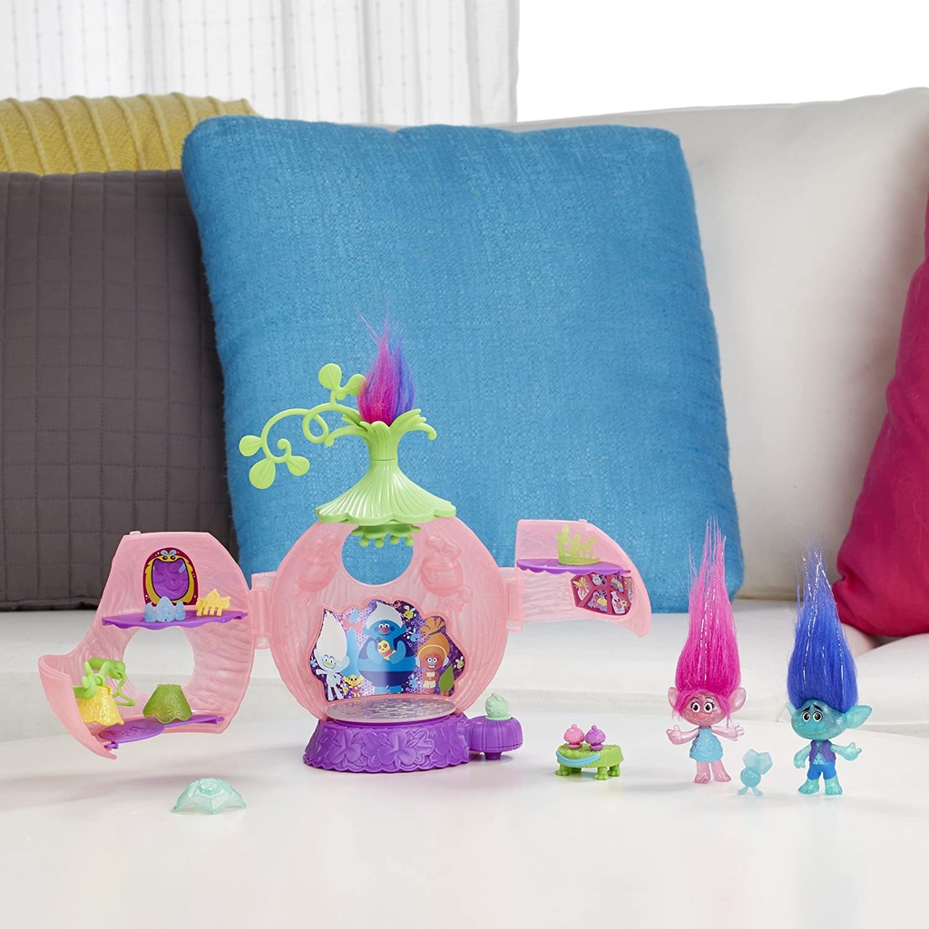 DreamWorks Trolls Poppy's Coronation Pod - Mainan Playset Trolls