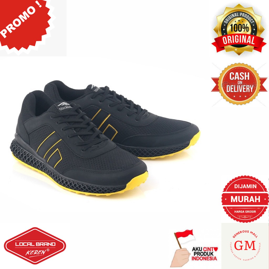 Sepatu Casual Pria Blackkelly NC BKS 361 Brand Lokal Original Murah