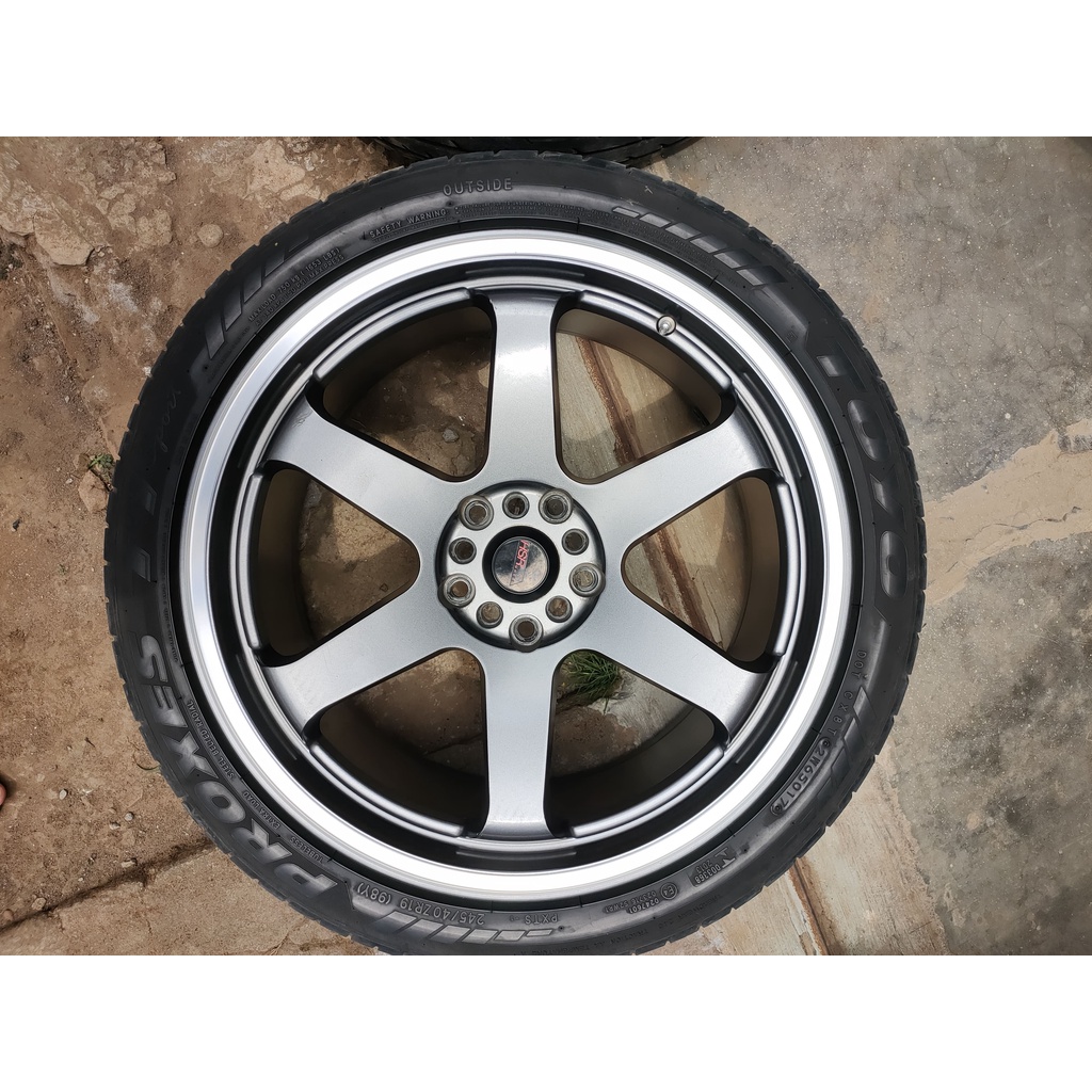 Velg Veleg Mobil 5x100 5x114 R19 Ring19 Ring 19 HSR Tokyo Plus 4 Ban Toyo Tires