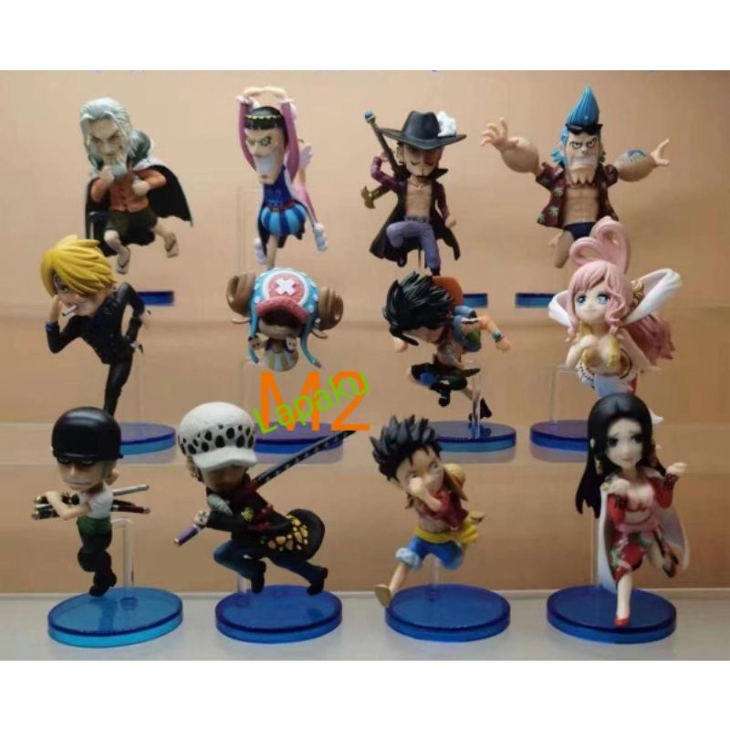 Figure Wcf One piece Set 12 Mainan