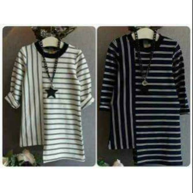 Atasan stripe /atasan anak / kaos anak / tunik anak import