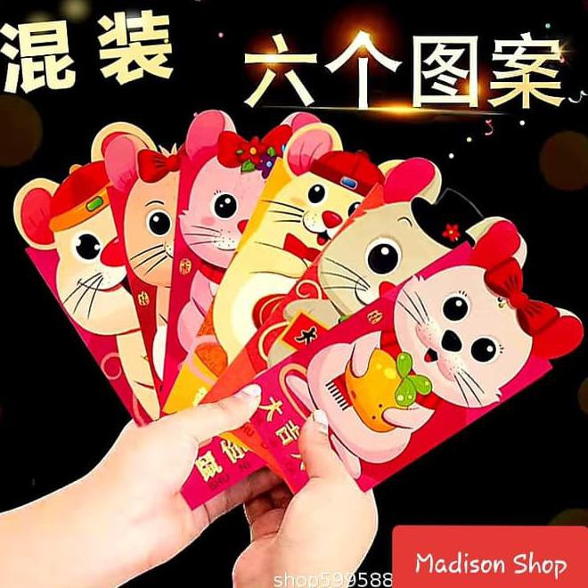 

Angpao Tikus Panjang 3D Premium Ampao Imlek Baru Murah Grosir Lusinan