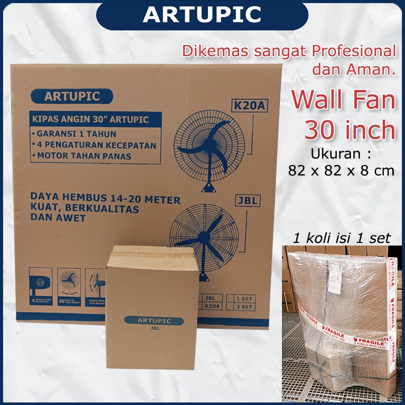 Kipas Angin Dinding Besar Industri Wall Fan 30 inch JBL KELIPATAN 2 SET