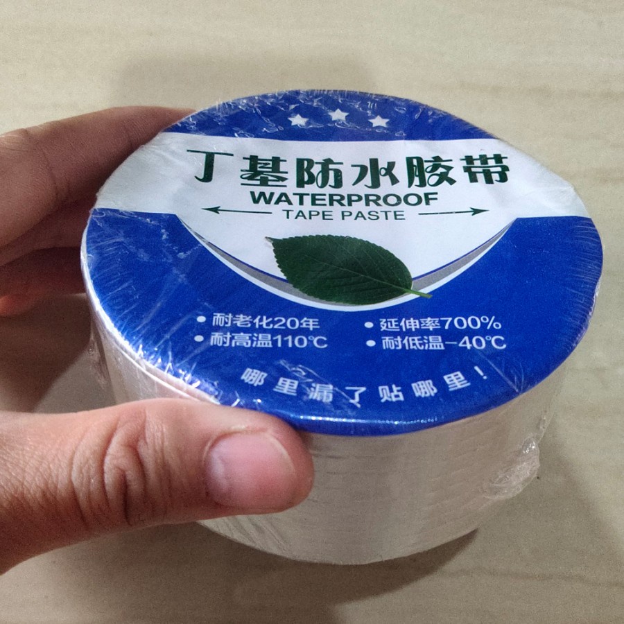 Lakban Anti Bocor Lem Anti Air alumunium Foil Butyl Waterproof Tape