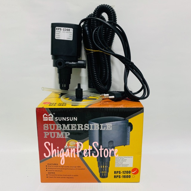 SUNSUN RPS 1200 Submersible Pump / Pompa Air Celup Aquarium RPS1200