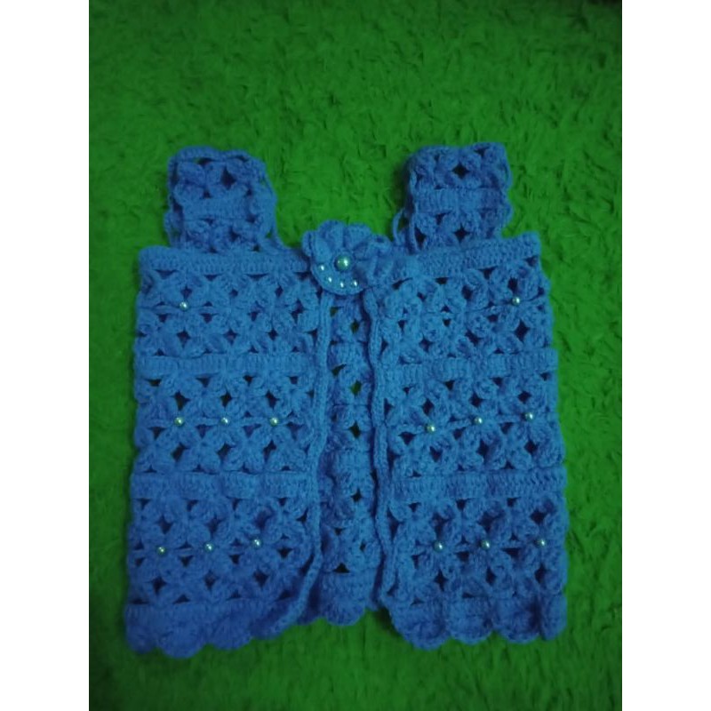 rompi rajut bayi 0-2 th