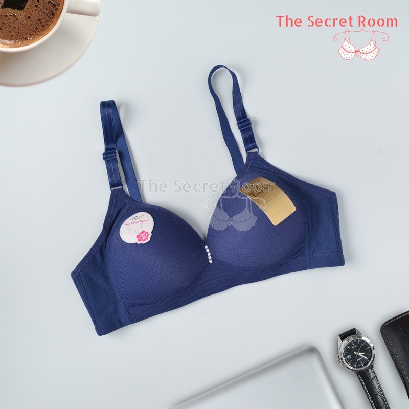 TALLY BRA BH 513 | TANPA KAWAT | CUP C | BUSA TIPIS | SIZE 36-42