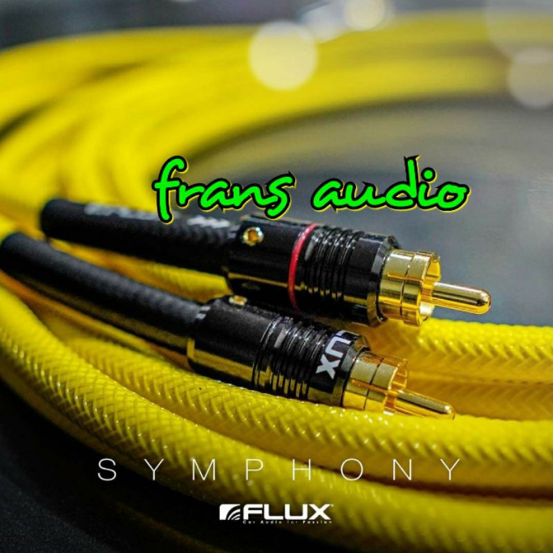 Kabel Rca FLUX Symphony FSS 20iS Rca FLUX 1 meter FSS20iS Interconect