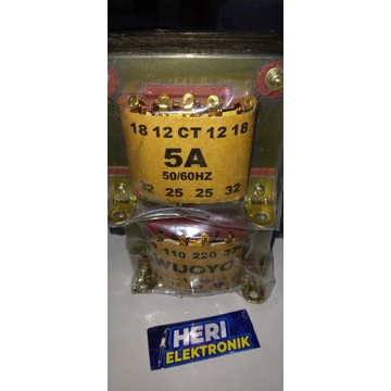 trafo 5A ct32volt besar wijoyo tembaga murni