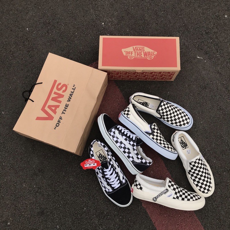 [BISA COD] Vans Slipon Checkerboard