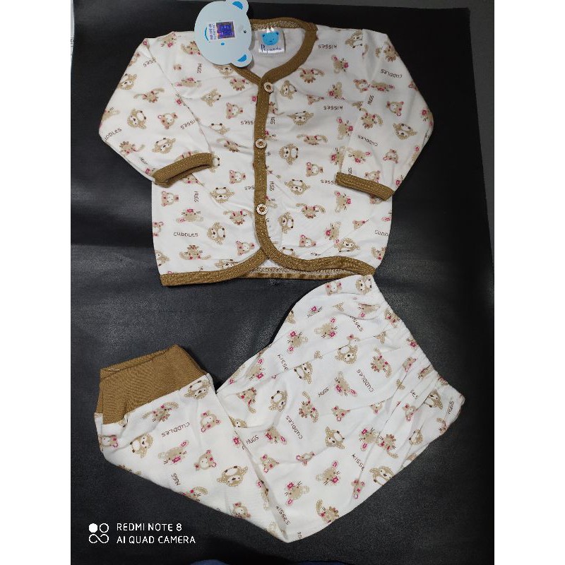 Stelan Baju Bayi Panjang papanda Size M/L