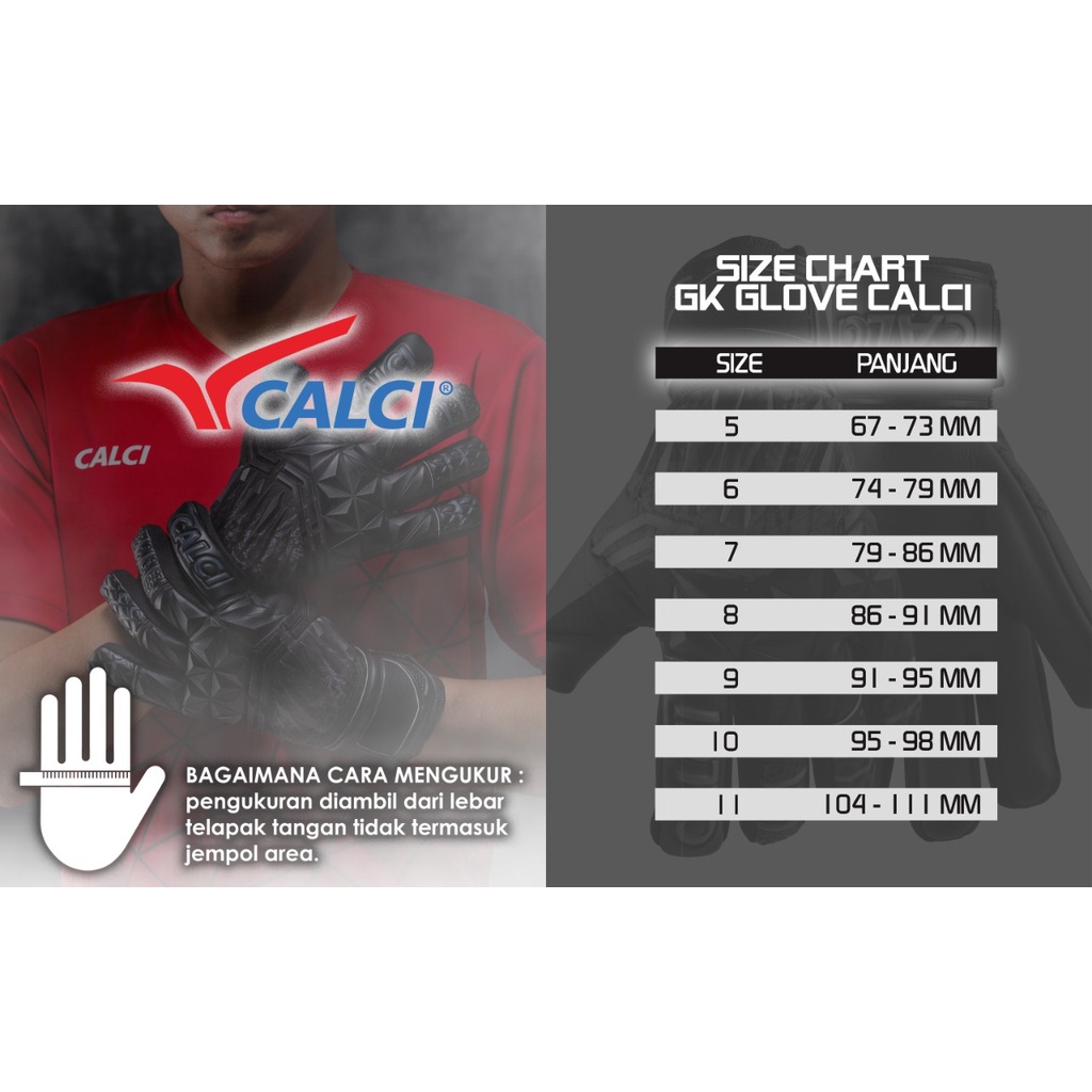 GRATIS ONGKIR !!! SARUNG TANGAN KIPER PROFESSIONAL ORIGINAL CALCI WARLOCK KING ELITE 3 WARNA KUALITAS TERBAIK GLOVES CALCI