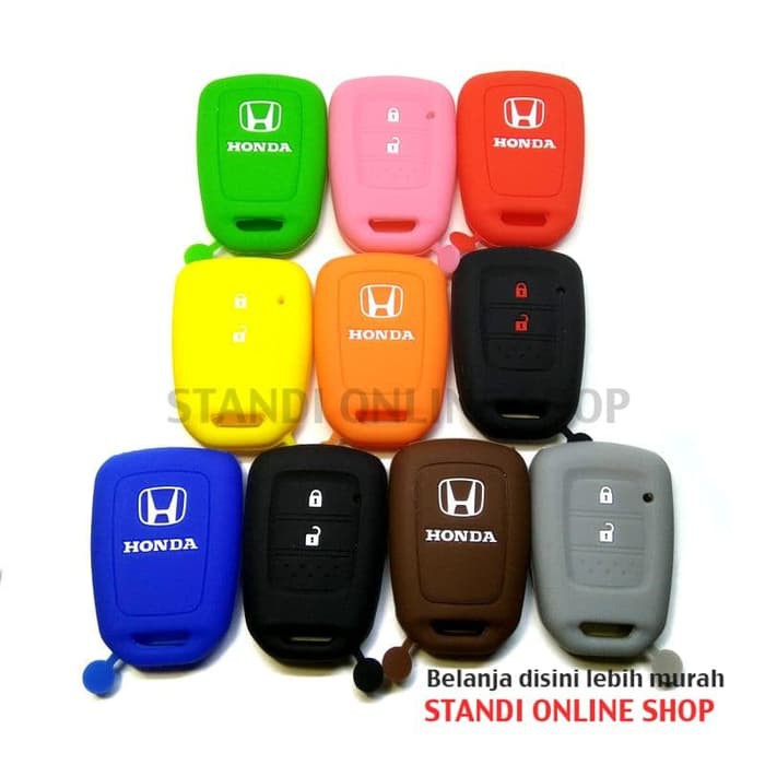 Otomotif - Aksesoris Mobil - Interior Silicone Remote Cover Kondom Kunci Honda New Mobilio Brio Brv