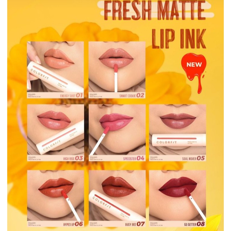 Wardah colorfit fresh matte lip ink