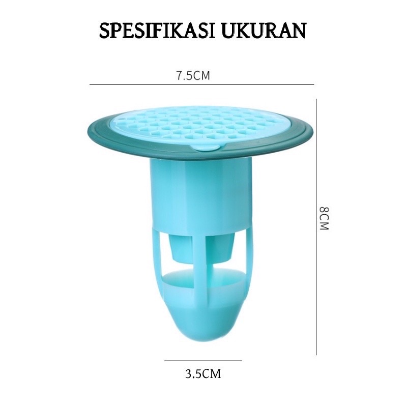 Floor drain Saringan got silicon Anti Bau Murah V2A-Tutup Pecegah Kecoa tikus serangga Saluran air trap afur avur pembuangan buangan air wc Kamar mandi plastik silikon