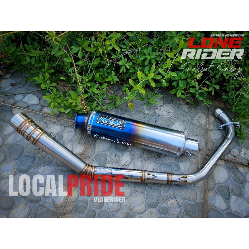 Knalpot LR Lone Rider Original - RR Slencer Sanblast NCB - NEW CB150R - SONIC 150R