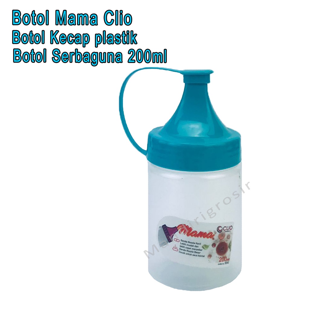 Botol Kecap plastik *Mama Clio * Botol Serbaguna 1041 *200ml