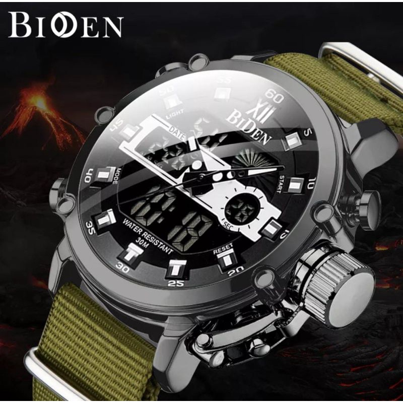 ORIGINAL WATCH BIDEN YN165 CANVAS DOUBLE MOVEMENT