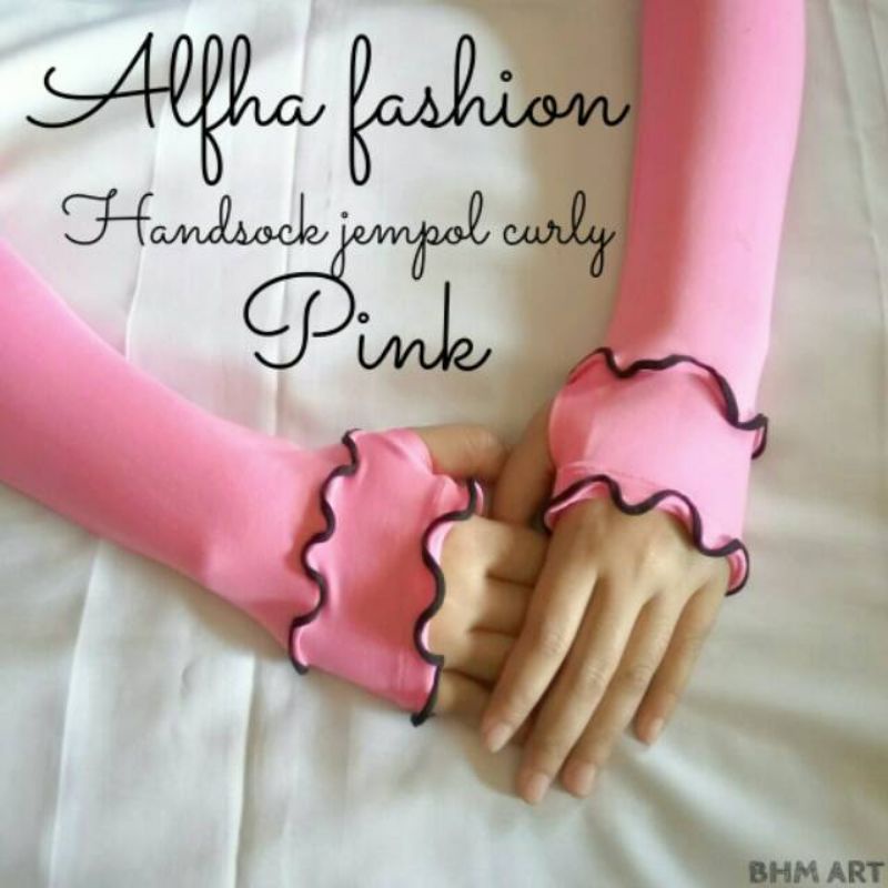 Handsock jempol Curly 2Layer/Handsock jempol Ruflle/ Handsock Wanita/Handsock Murah/Handsock Muslimah