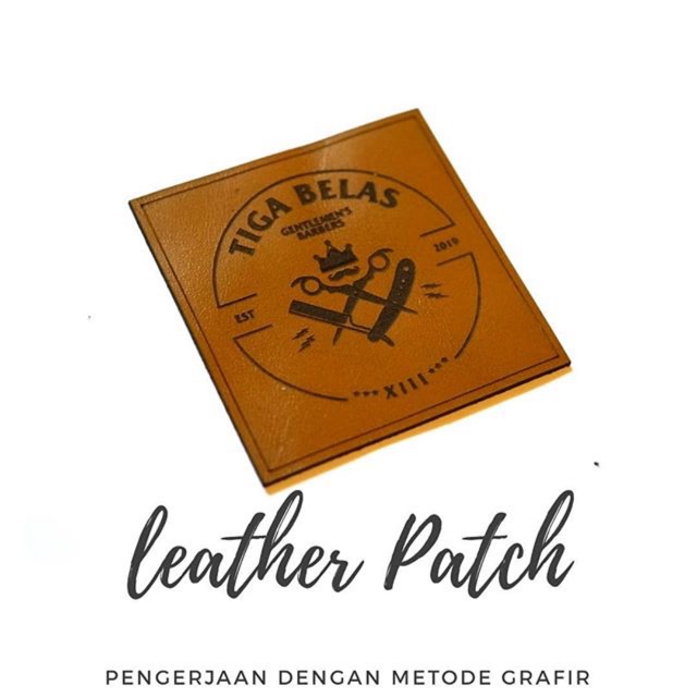 

Label kulit laser max ukuran 6x4cm