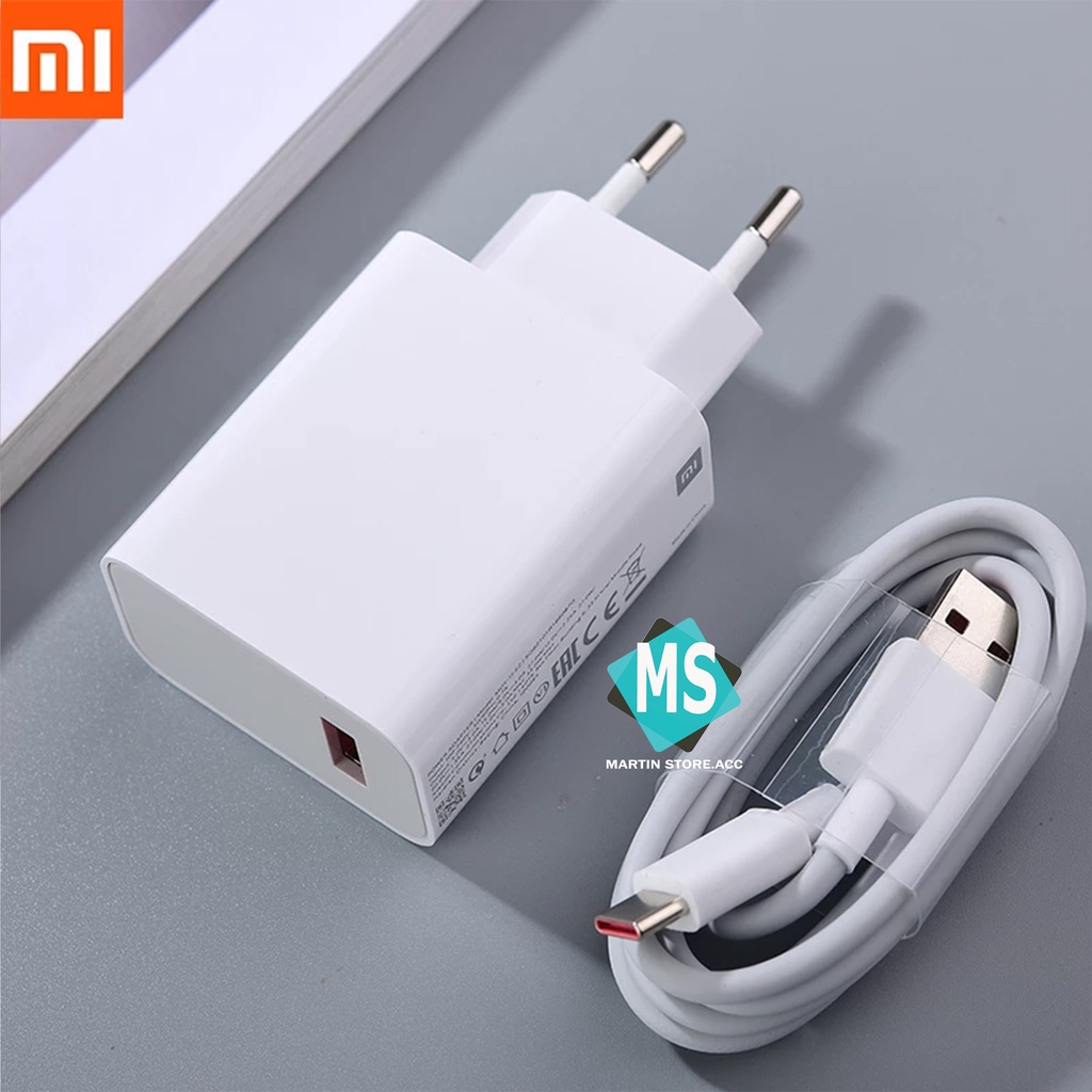 CHARGER XIAOMI TURBO Redmi Note 9 Pro / Note 10 Pro / Note 10S / Poco X3 NFC / Poco F3 27W &amp; 33W Original