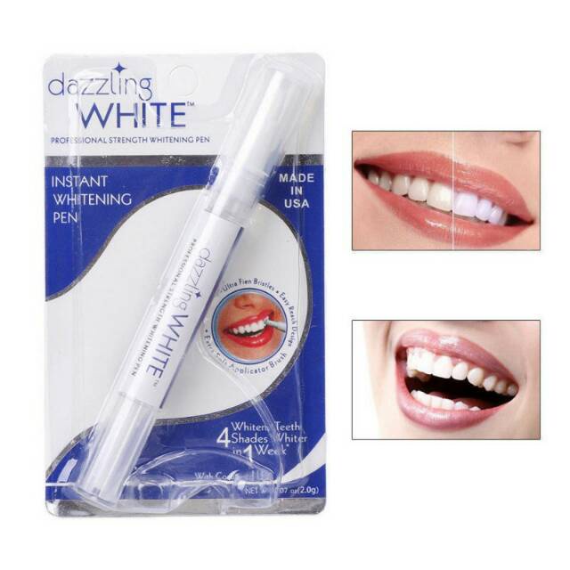 Pemutih Gigi Instan Dazzling White Teeth Whitening Pen Gel Original / Instant Whitening Pen Gel Pemu