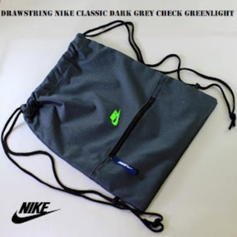 TAS SERUT - DRAWSTRING NIKE CLASSIC BLACK - TAS BASKET - TAS OLAHRAGA - TAS RANSEL