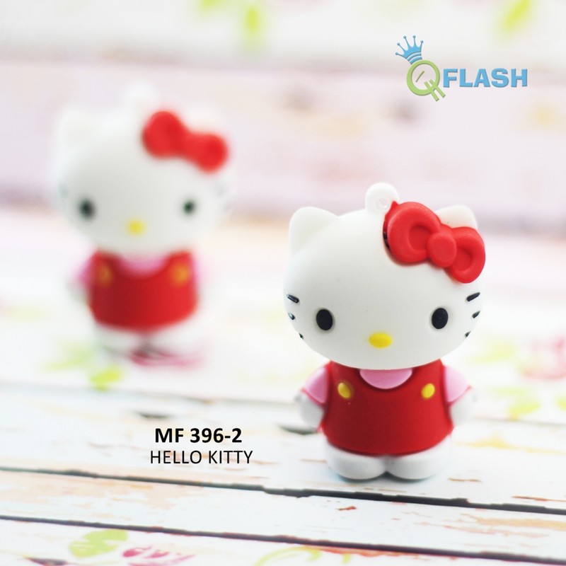 FLASHDISK KARAKTER HELLO KITTY BERDIRI (RED MF 396-2) 8GB, 16GB, 32GB