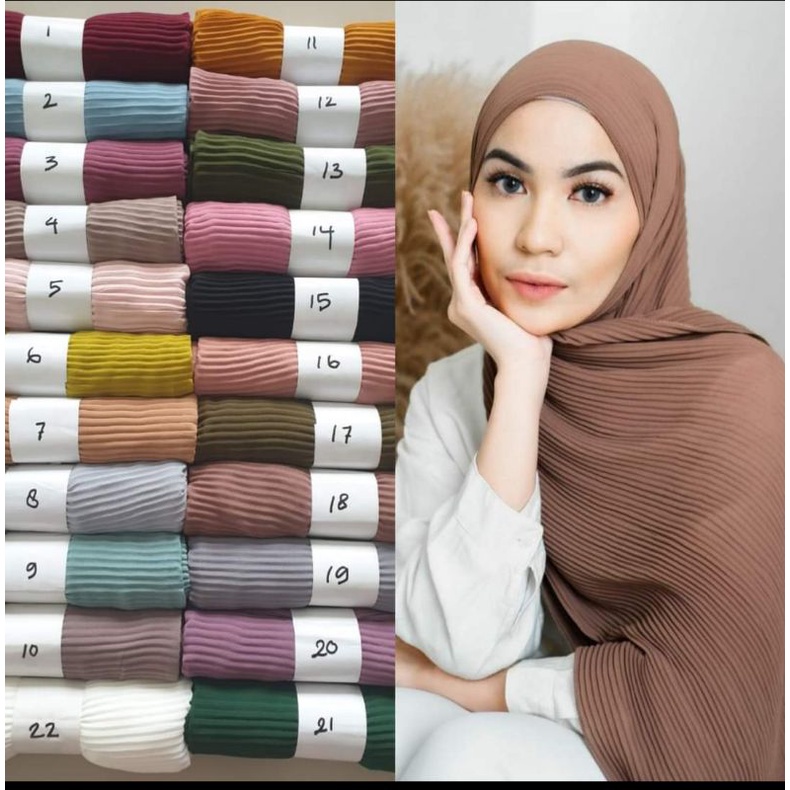 Pasmina plisket tali ORI Ayla hijab