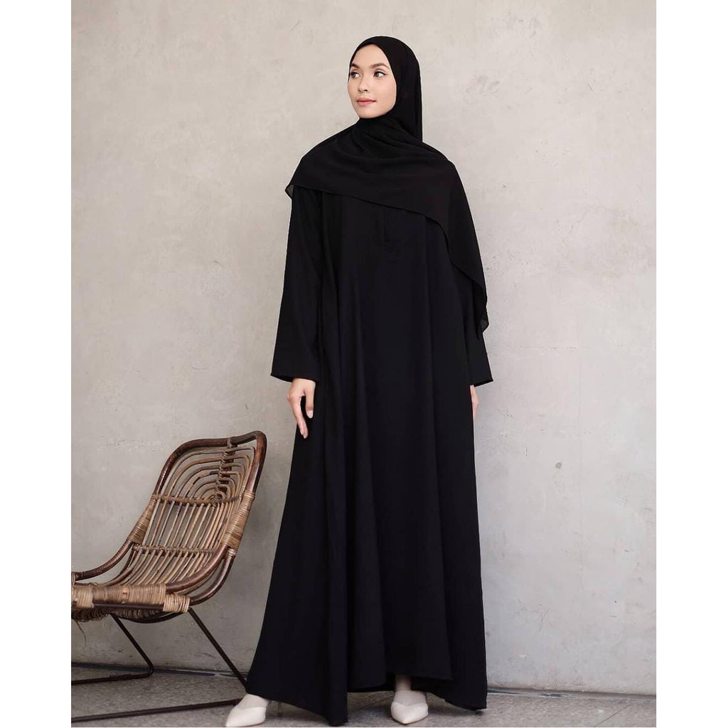 MARYAM ABAYA size S M L XL bahan [SHAKILA HQ] FASHION MUSLIM SYARI GAMIS SUNNAH-5