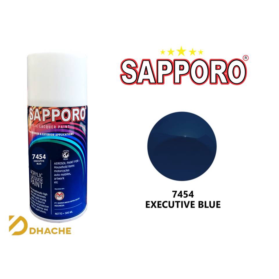 Sapporo Cat Spray 7454 Executive Blue 300 ml Cat Semprot Sapporo