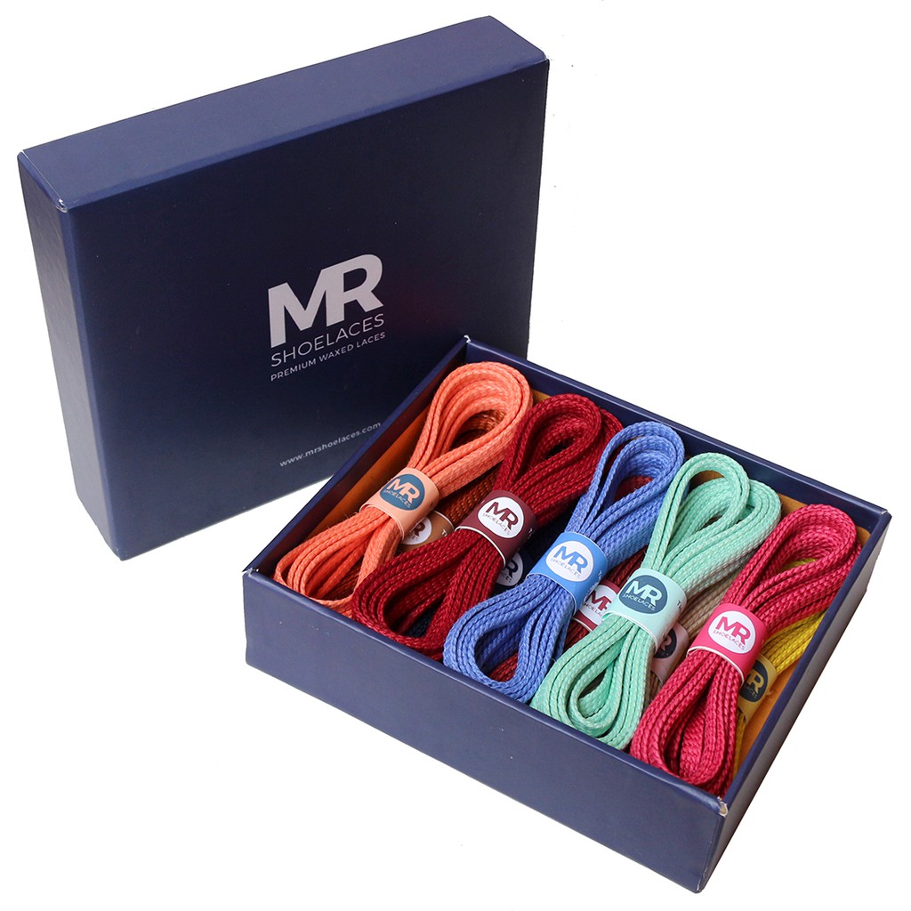 Paket Tali Sepatu Thin 4-5mm Isi 10 Pasang (Ultimate Box)