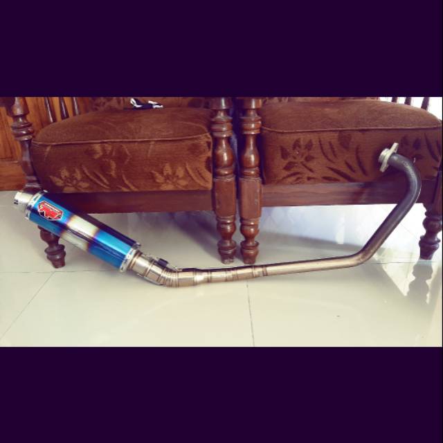 Knalpot R9 mugello original pnp vixion old