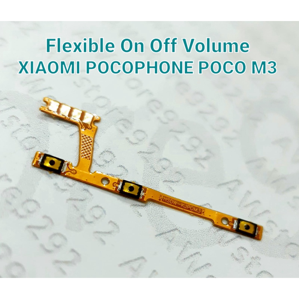 Flex Flexibel Flexible Power On Off Volume XIAOMI POCOPHONE POCO M3