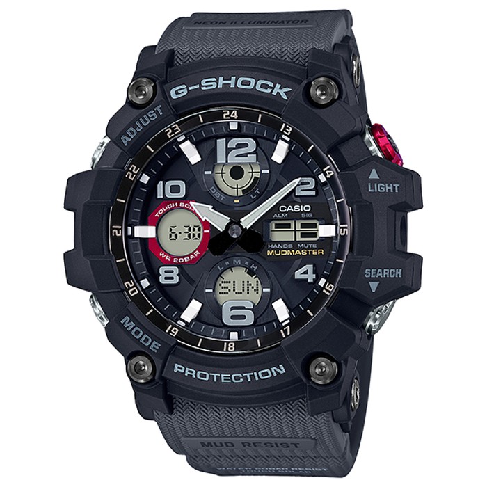 Casio G-Shock GSG-100-1A8DR - Jam Tangan Pria - Abu-abu Gelap