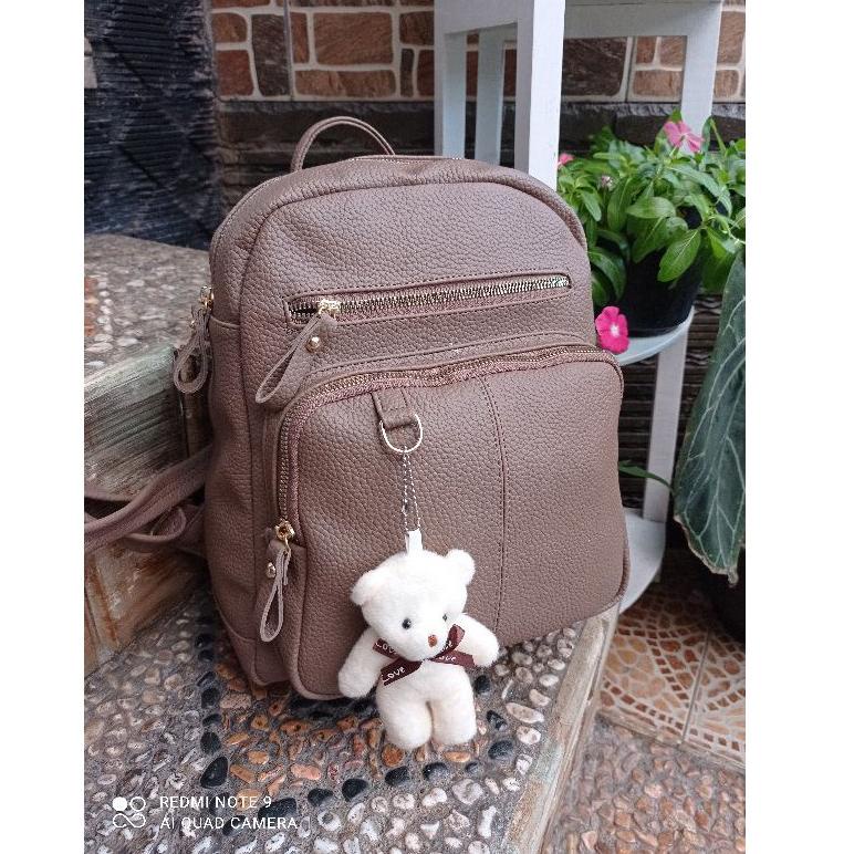 "Ncl31au22ˣ" Tas Wanita Papirut Gendong Kasual Kekinian 2021 Kulit Jeruk Sintetiskulit jeruk