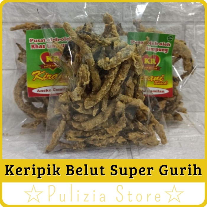 

KERIPIK BELUT / BELUT GORENG SUPER GURIH DAN RENYAH