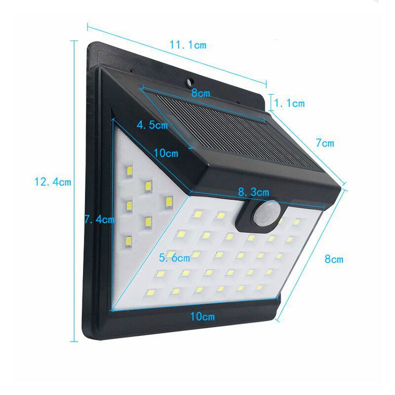 Lampu LED Dinding Solar 20 LED / 40 LED / Solar Sensor Wall light / Lampu Dinding Tenaga Surya